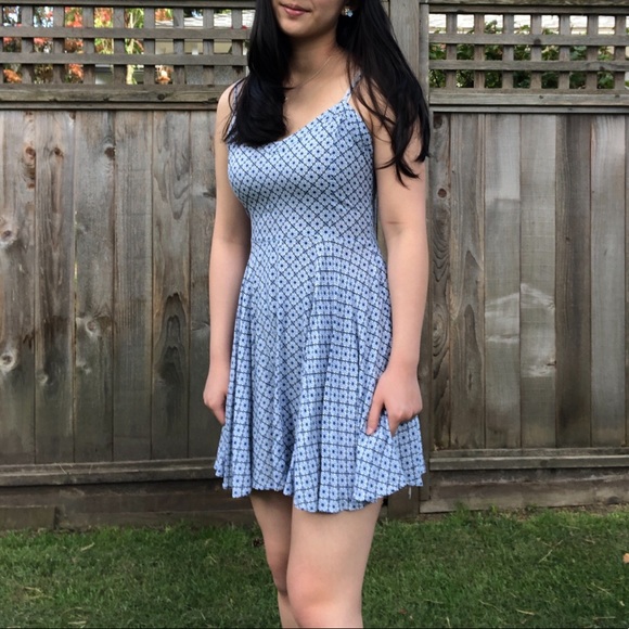 Blue summer dress - Picture 1 of 4